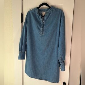 Denim J. Crew Shift Dress